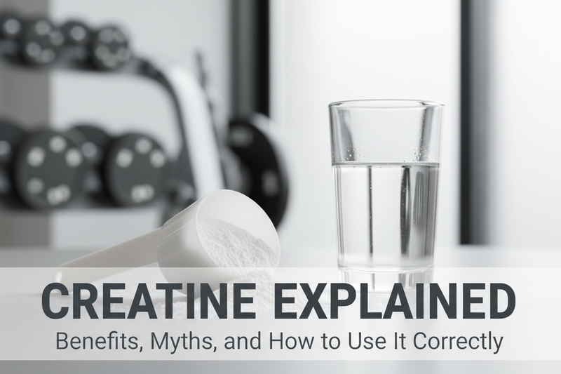 Creatine Explained: Benefits, Myths, and How to Use It Correctly