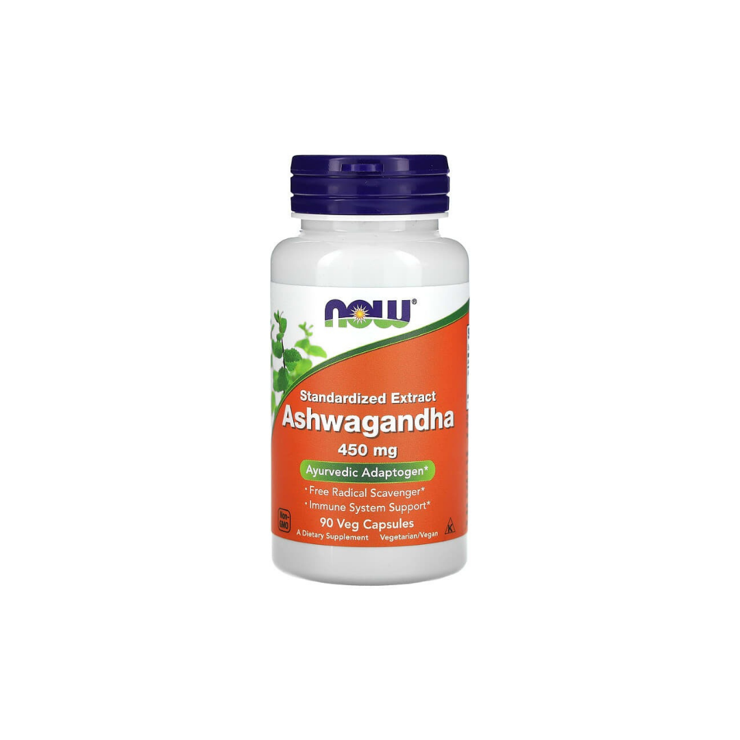 Now Ashwagandha 450mg 90 Veg Capsules