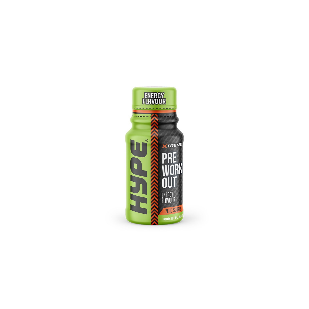 Hype Preworkout Shot 60ML Energy Flavour