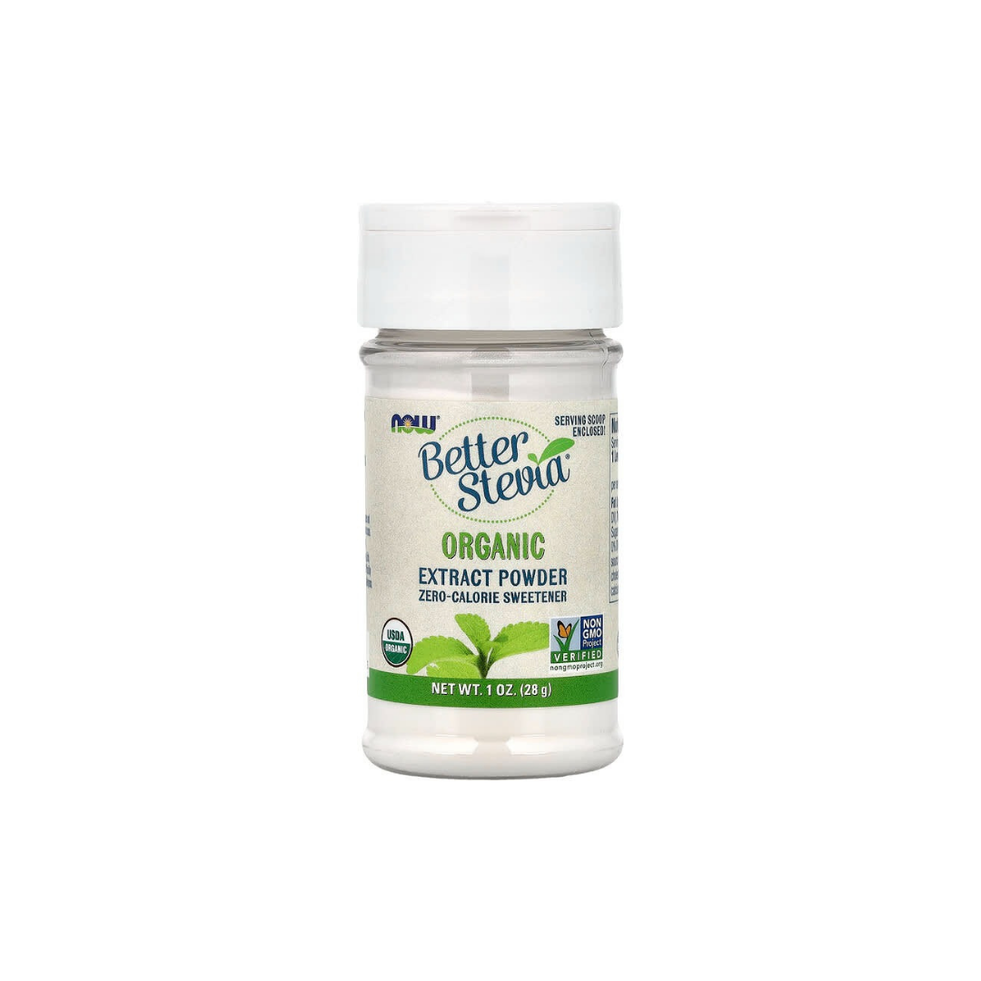 Now Better Stevia Organic Powder 28G